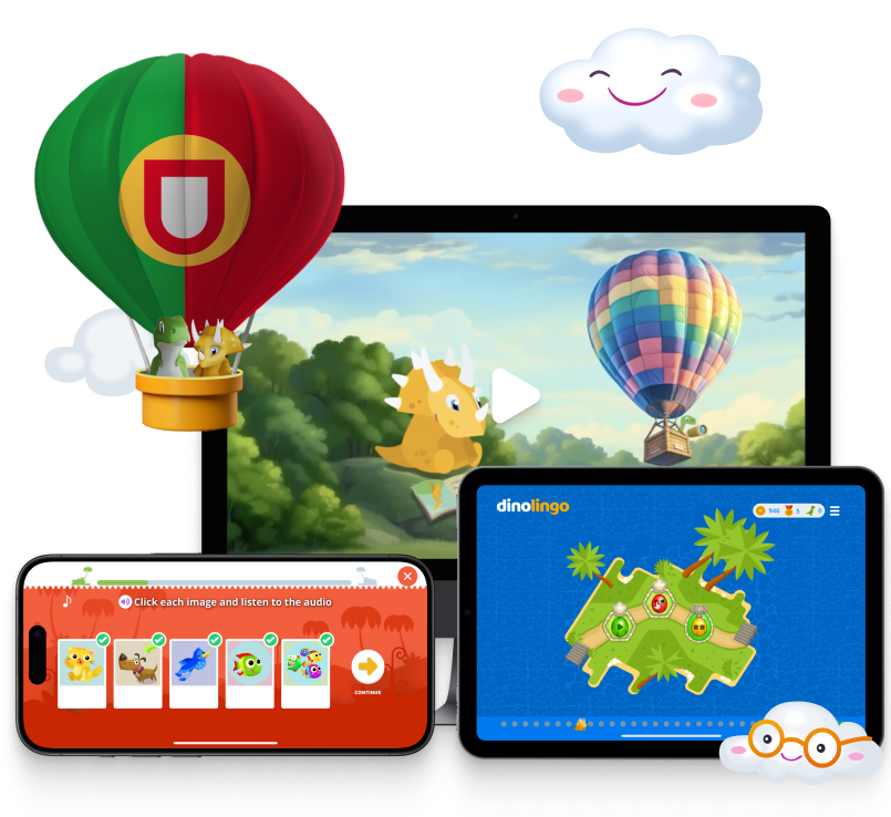 dinolingo portuguese portugal for kids