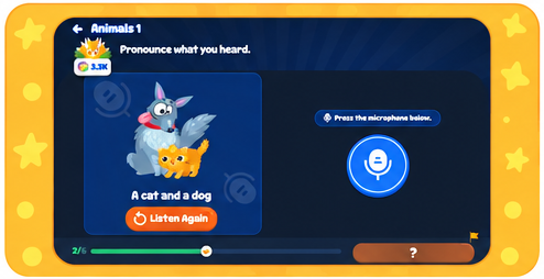 Dinolingo Spanish language game